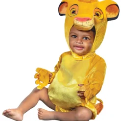 Disguise Lion King Infant Simba Costume -Elope Store lion king infant simba costume alt 2