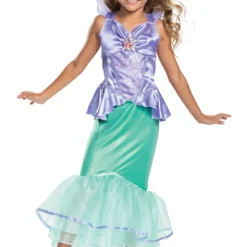 Disguise Little Mermaid Ariel Classic Costume For Girls