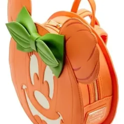 Disney Glow Face Minnie Pumpkin Loungefly Mini Backpack 10 Disney Glow Face Minnie Pumpkin Loungefly Mini Backpack -Elope Store loungefly disney glow face minnie pumpkin mini bac alt 2