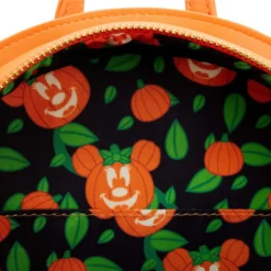 Disney Glow Face Minnie Pumpkin Loungefly Mini Backpack 13 Disney Glow Face Minnie Pumpkin Loungefly Mini Backpack -Elope Store loungefly disney glow face minnie pumpkin mini bac alt 5
