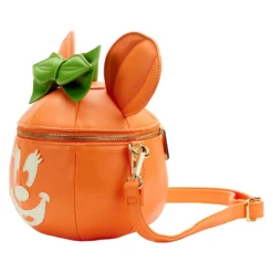 Disney Glow Face Loungefly Pumpkin Minnie Figural Crossbody Bag 10 Disney Glow Face Loungefly Pumpkin Minnie Figural Crossbody Bag -Elope Store loungefly disney glow face pumpkin minnie figural alt 2