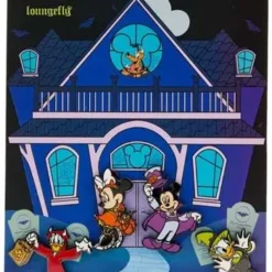 Disney Mickey & Friends Halloween 4pc Pin Set By Loungefly
