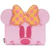 Adult Loungefly Disney Pastel Ghost Minnie Glow In The Dark Wallet