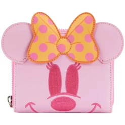 Adult Loungefly Disney Pastel Ghost Minnie Glow In The Dark Wallet