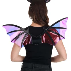 Elope Maleficent Dragon Horns Headband & Wings Accessory Kit -Elope Store maleficent dragon horns headband wings kit alt 2