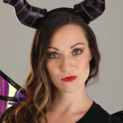 Elope Maleficent Dragon Horns Headband & Wings Accessory Kit -Elope Store maleficent dragon horns headband wings kit alt 3