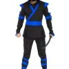 LEG AVENUE Blue Ninja Mens Costume -Elope Store mens blue ninja