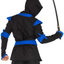 LEG AVENUE Blue Ninja Mens Costume -Elope Store mens blue ninja alt 3
