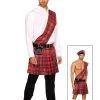 Dreamgirl Men's Scottish Kilt Costume