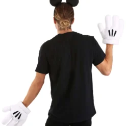 Elope Women's Mickey Ears & Glove Set -Elope Store mickey ears glove set alt 2