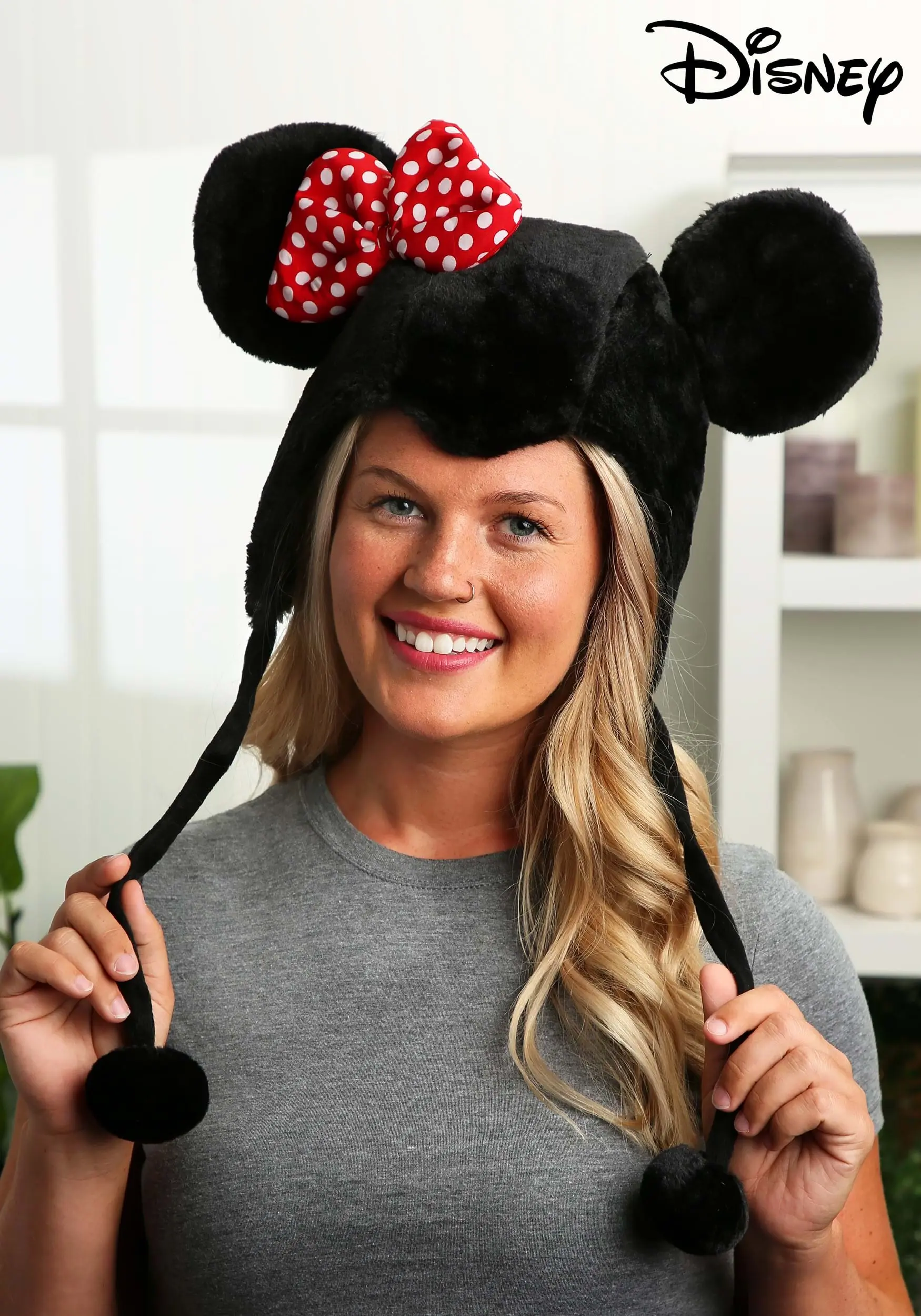 Elope Disney Minnie Mouse Hoodie Hat 3 Elope Disney Minnie Mouse Hoodie Hat