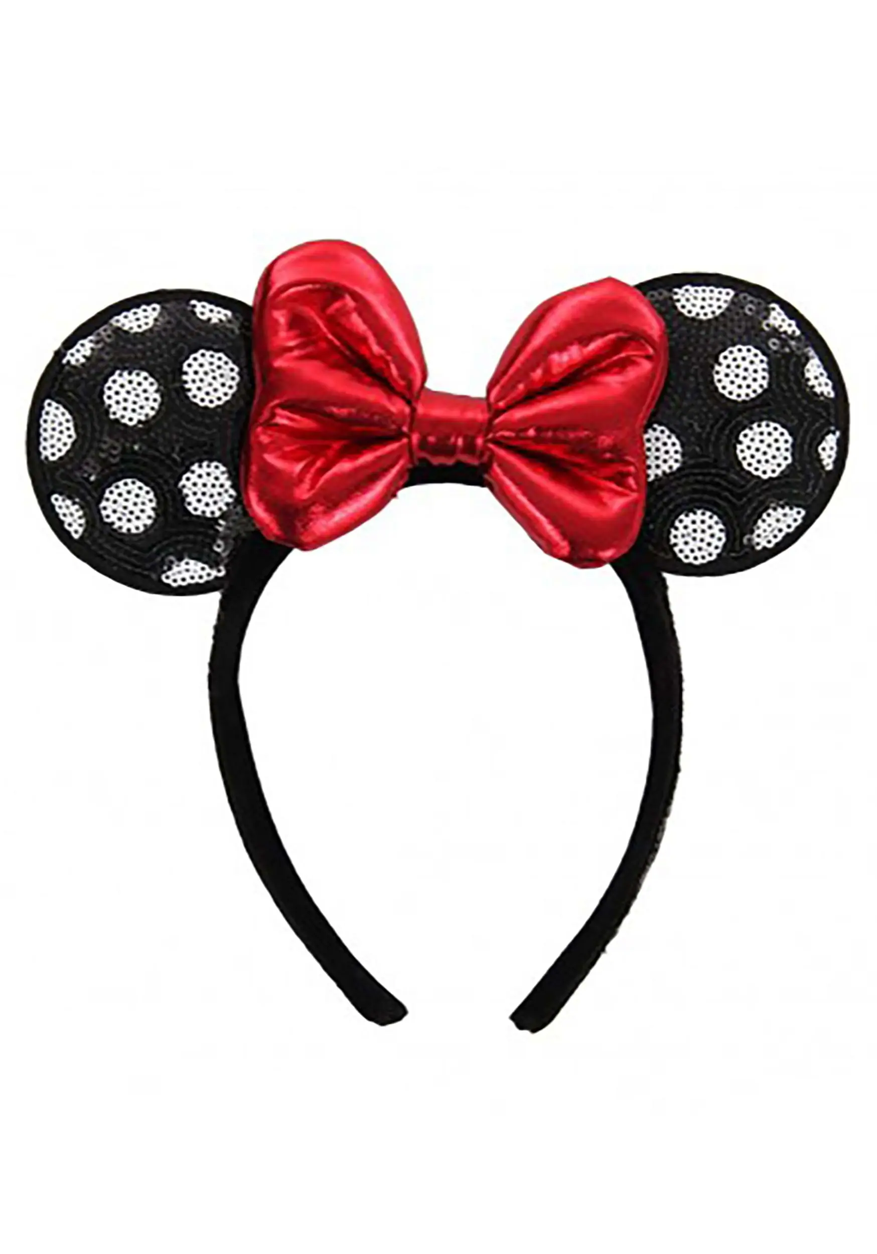 Elope Disney Minnie Mouse Sequined Ears Headband 4 Elope Disney Minnie Mouse Sequined Ears Headband - Image 2