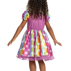 Disguise Minnie Mouse Rainbow Minnie Toddler Costume -Elope Store minnie mouse rainbow minnie toddler costume alt 1