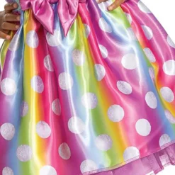 Disguise Minnie Mouse Rainbow Minnie Toddler Costume -Elope Store minnie mouse rainbow minnie toddler costume alt 4