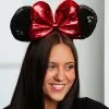 Elope Disney Minnie Sequin Ears Red Headband
