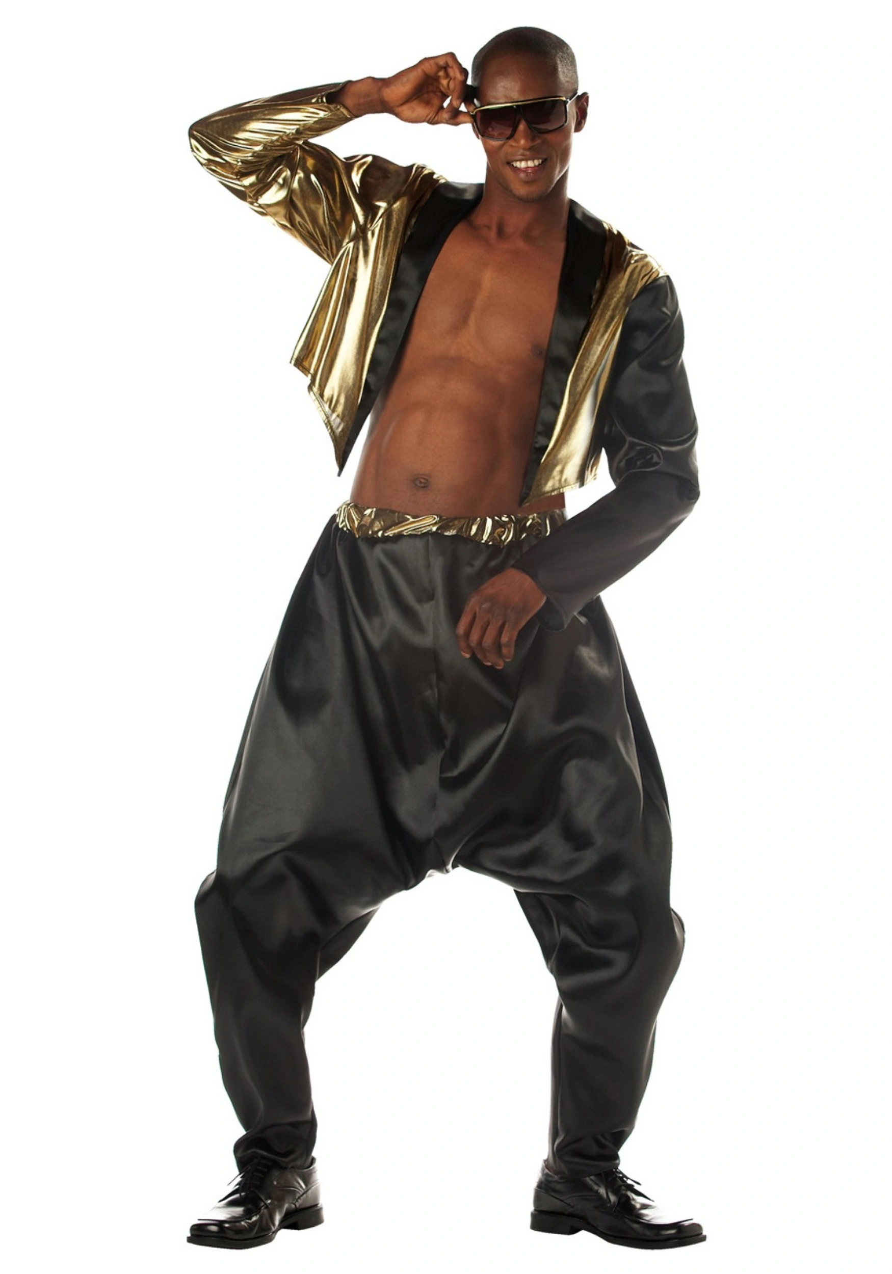 California Costume Collection Old School Rapper Costume 3 California Costume Collection Old School Rapper Costume