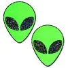Pastease Glow In The Dark Adult Alien Pasties