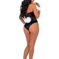 Roma Women's Playboy Black Boudoir Bunny Costume 7 Roma Women's Playboy Black Boudoir Bunny Costume -Elope Store playboy womens black boudoir bunny costume alt 2