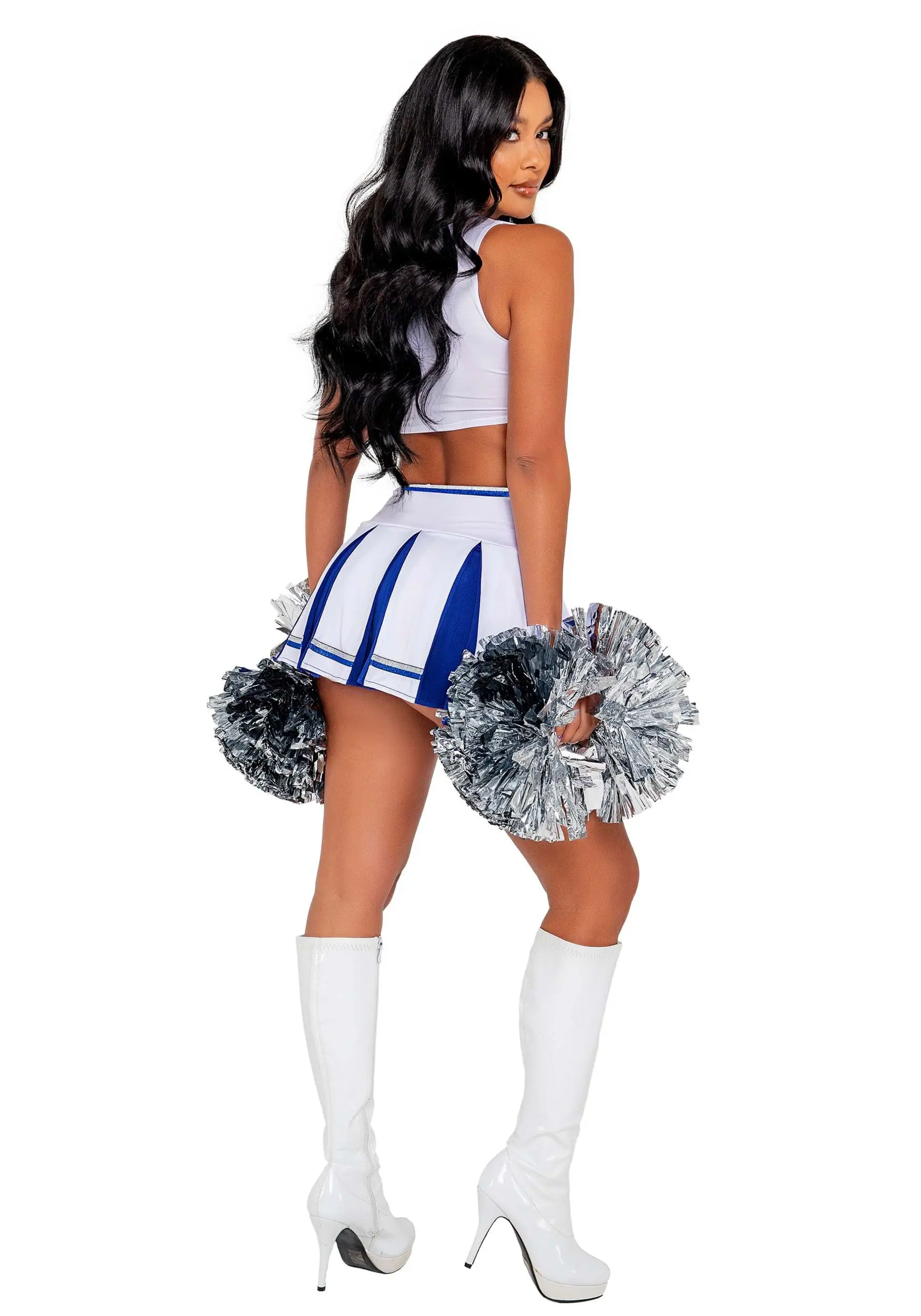 Roma Playboy Cheer Squad Costume For Women 4 Roma Playboy Cheer Squad Costume For Women - Image 2