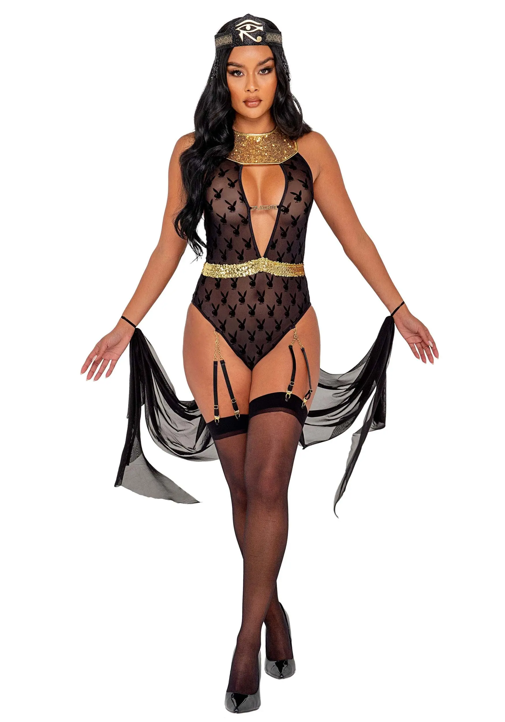 Roma Playboy Egyptian Queen Costume For Women 3 Roma Playboy Egyptian Queen Costume For Women