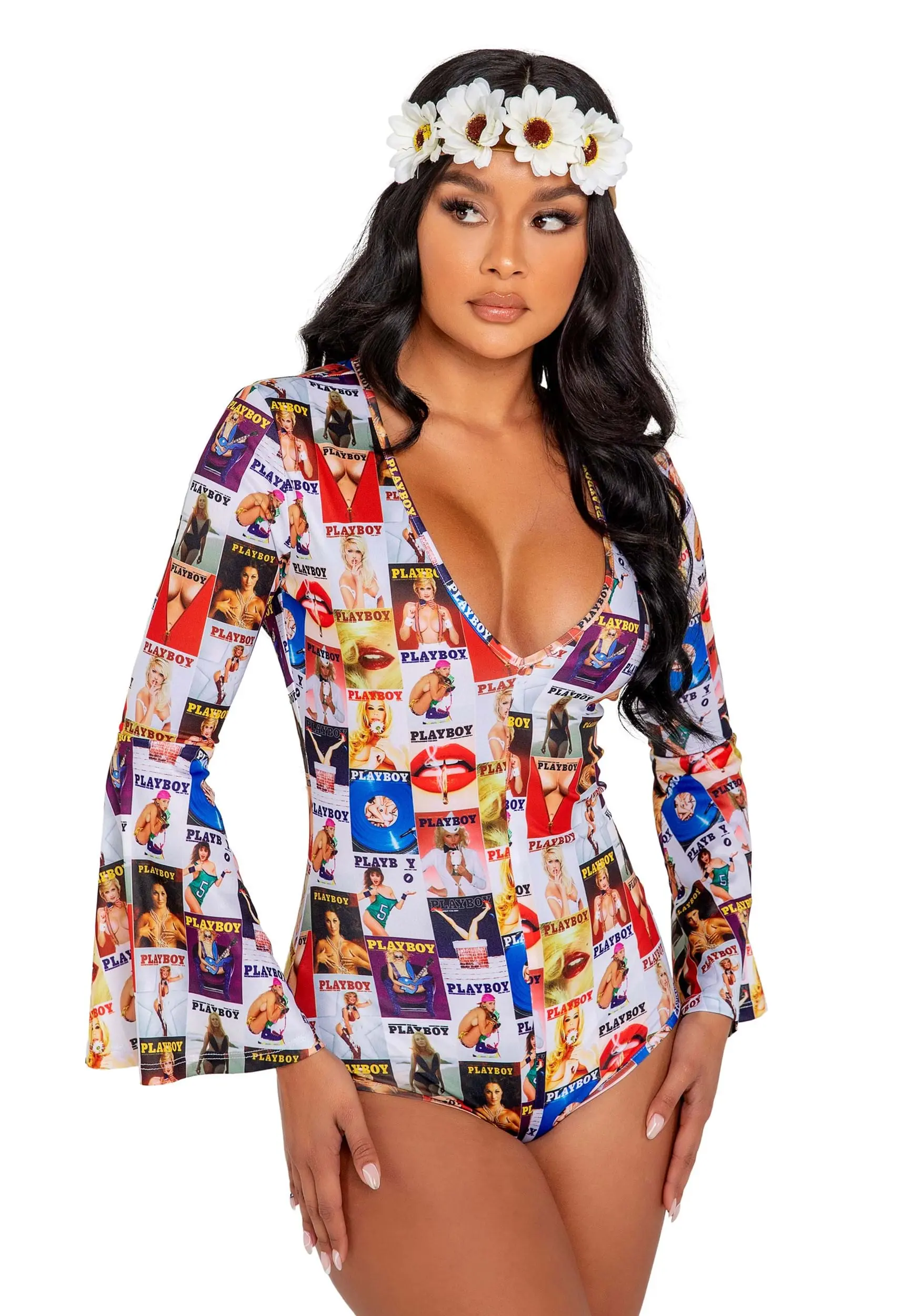 Roma Women's Playboy Groovy Babe Costume 5 Roma Women's Playboy Groovy Babe Costume - Image 3