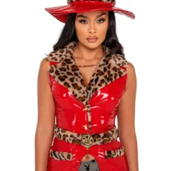 Roma Women's Playboy High Roller Pimp Costume 7 Roma Women's Playboy High Roller Pimp Costume -Elope Store playboy womens high roller pimp costume alt 2