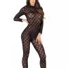 Roma Playboy Sheer Bunny Bodysuit For Women -Elope Store playboy womens sheer bunny bodysuit