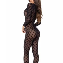Roma Playboy Sheer Bunny Bodysuit For Women -Elope Store playboy womens sheer bunny bodysuit alt 1