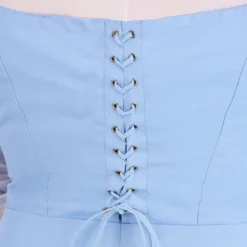 Fun Costumes Belle Blue Dress Costume For Plus Size Women From Disney's Beauty And The Beast -Elope Store plus size beauty and the beast belle blue dress alt 4