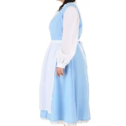 Fun Costumes Belle Blue Dress Costume For Plus Size Women From Disney's Beauty And The Beast -Elope Store plus size beauty and the beast belle blue dress alt 6