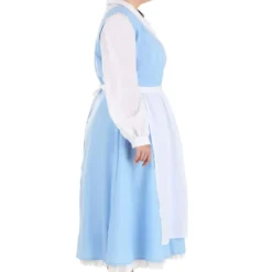 Fun Costumes Belle Blue Dress Costume For Plus Size Women From Disney's Beauty And The Beast -Elope Store plus size beauty and the beast belle blue dress alt 8