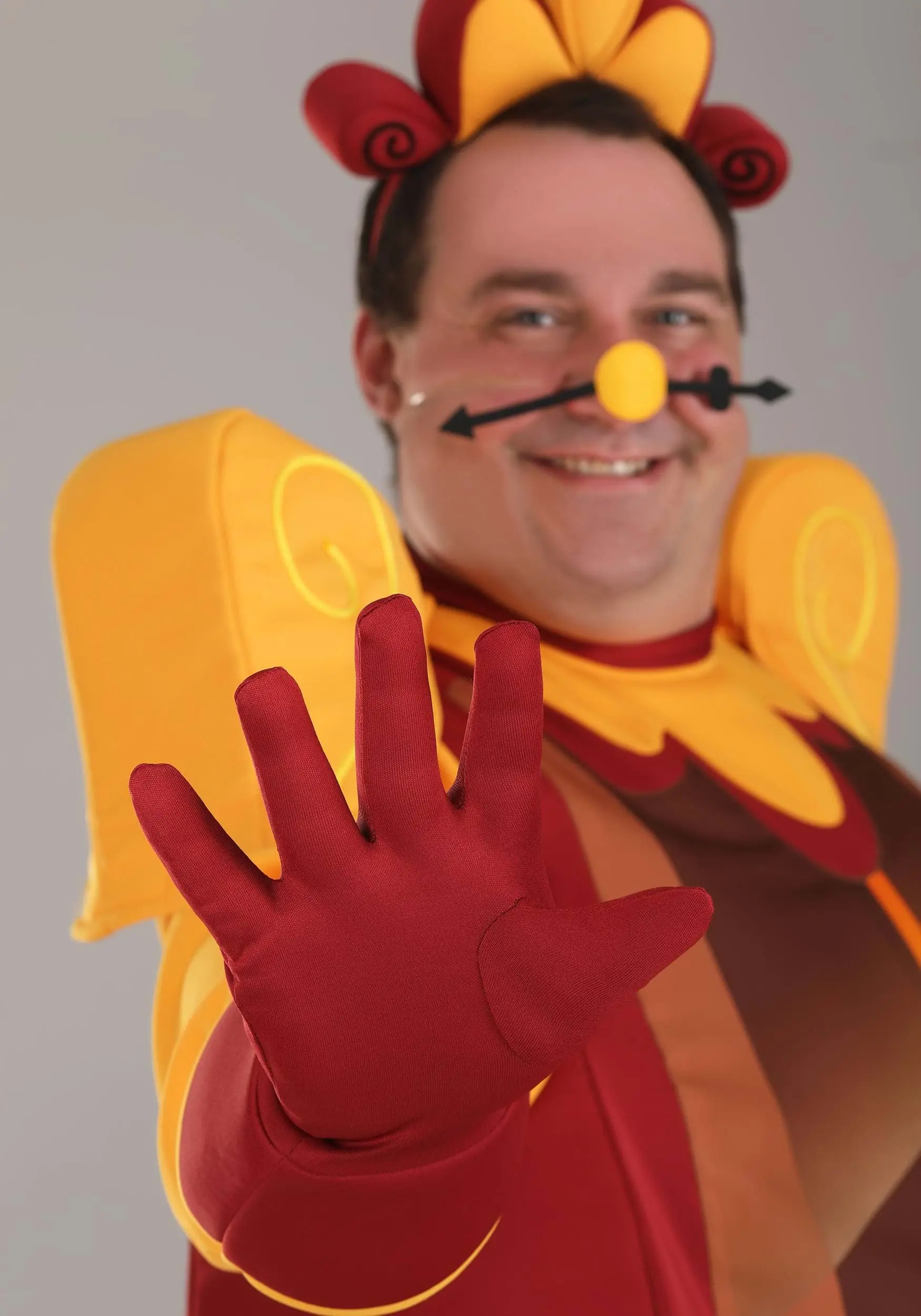 Fun Costumes Cogsworth Costume For Plus Size Men From Disney's Beauty And The Beast 9 Fun Costumes Cogsworth Costume For Plus Size Men From Disney's Beauty And The Beast - Image 7