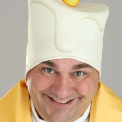 Fun Costumes Lumiere Costume For Plus Size Men From Disney's Beauty And The Beast -Elope Store plus size beauty and the beast lumiere costume alt 1