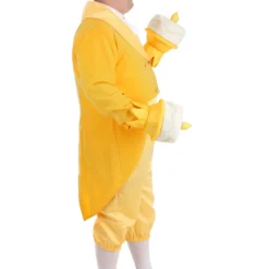 Fun Costumes Lumiere Costume For Plus Size Men From Disney's Beauty And The Beast -Elope Store plus size beauty and the beast lumiere costume alt 7