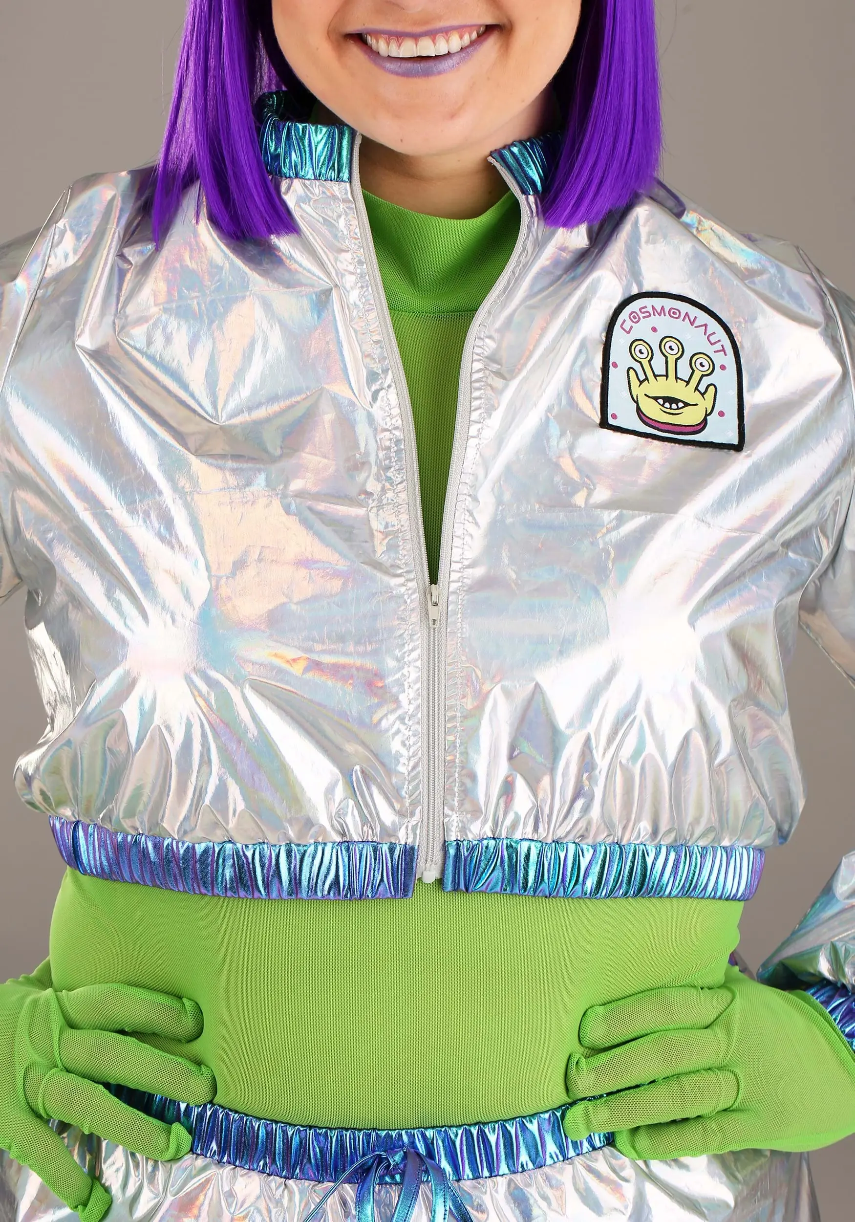 Armada Cosmonaut Alien Plus Size Costume For Women 7 Armada Cosmonaut Alien Plus Size Costume For Women - Image 5