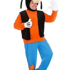 Fun Costumes Disney Plus Size Deluxe Goofy Costume For Adults -Elope Store plus size deluxe goofy costume alt 4