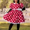 Fun Costumes Disney Plus Size Deluxe Minnie Mouse Adult Costume -Elope Store plus size deluxe minnie mouse costume