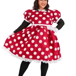 Fun Costumes Disney Plus Size Deluxe Minnie Mouse Adult Costume 11 Fun Costumes Disney Plus Size Deluxe Minnie Mouse Adult Costume -Elope Store plus size deluxe minnie mouse costume alt 4