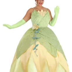 Armada Disney Princess And The Frog Women's Plus Size Deluxe Tiana Costume -Elope Store plus size deluxe tiana costume alt 7