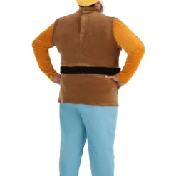 Fun Costumes Plus Size Disney Snow White Happy Dwarf Costume For Men -Elope Store plus size happy dwarf costume alt 4