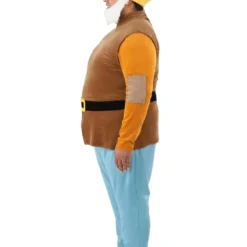 Fun Costumes Plus Size Disney Snow White Happy Dwarf Costume For Men -Elope Store plus size happy dwarf costume alt 5