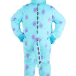 Zhenjiang Lian Yew Every Age Garment Accessories A Disney Monsters Inc Plus Size Hooded Sulley Costume -Elope Store plus size hooded monsters inc sulley costume alt 3
