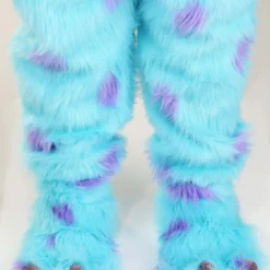 Zhenjiang Lian Yew Every Age Garment Accessories A Disney Monsters Inc Plus Size Hooded Sulley Costume -Elope Store plus size hooded monsters inc sulley costume alt 7