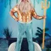 Fun Costumes Disney Plus Size Little Mermaid King Triton Costume For Men