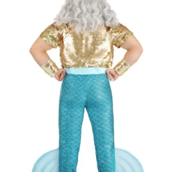 Fun Costumes Disney Plus Size Little Mermaid King Triton Costume For Men 15 Fun Costumes Disney Plus Size Little Mermaid King Triton Costume For Men -Elope Store plus size king triton costume alt 6
