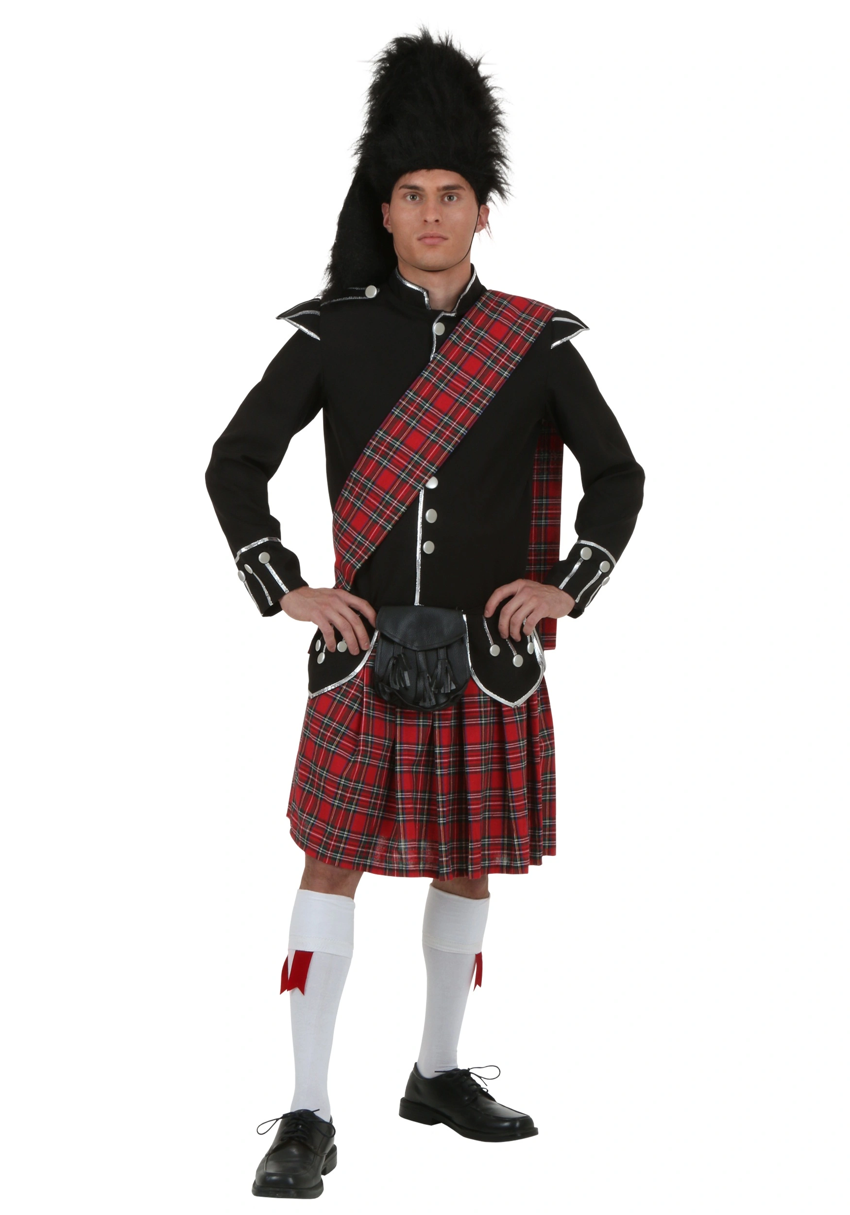 Fun Costumes Plus Size Men's Scottish Costume 3 Fun Costumes Plus Size Men's Scottish Costume