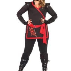 LEG AVENUE Plus Size Ninja Assassin Costume