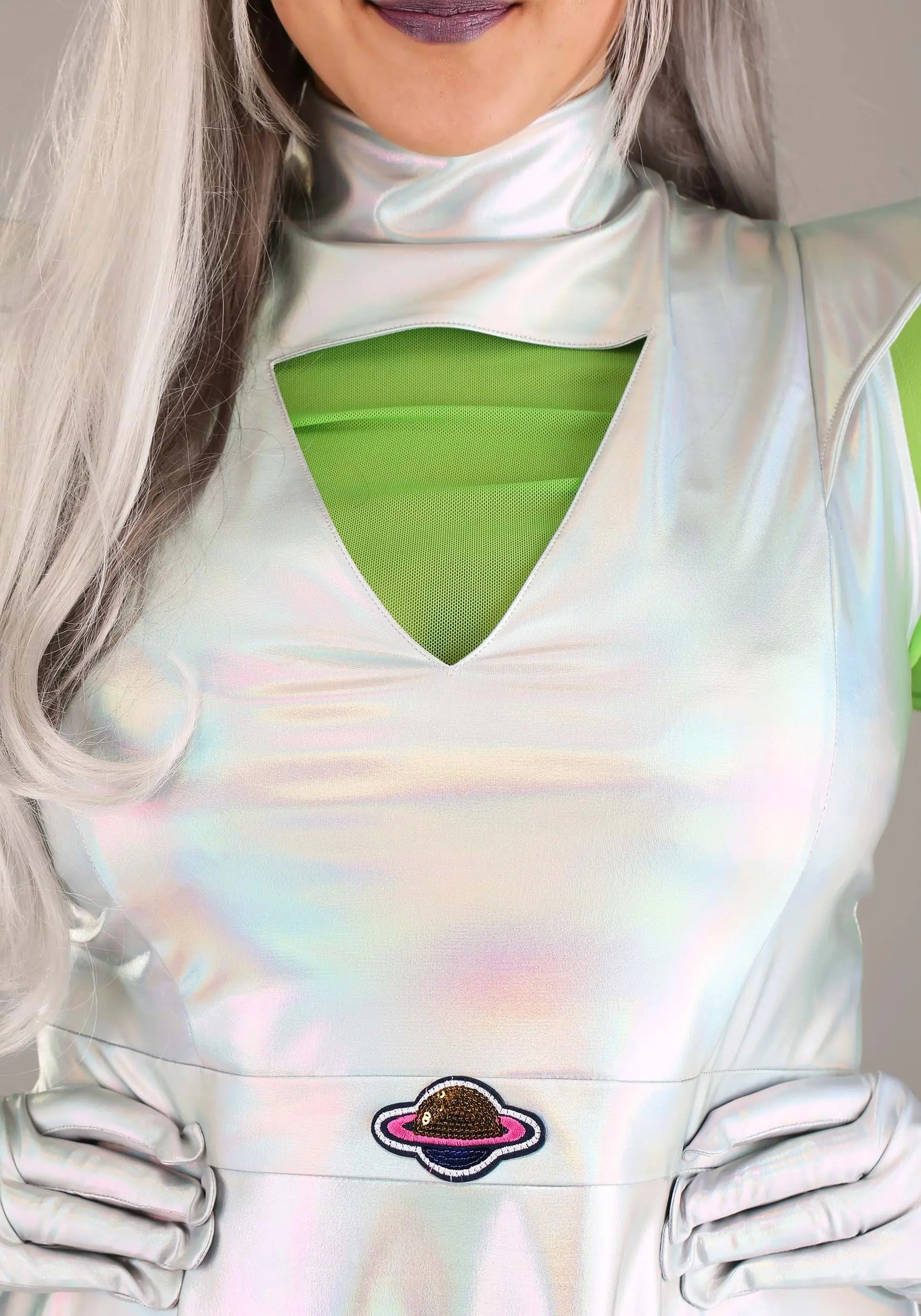 Armada Outer Space Plus Size Alien Costume 6 Armada Outer Space Plus Size Alien Costume - Image 4