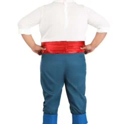 Armada Plus Size Disney Prince Eric Costume For Adults -Elope Store plus size prince eric costume alt 4