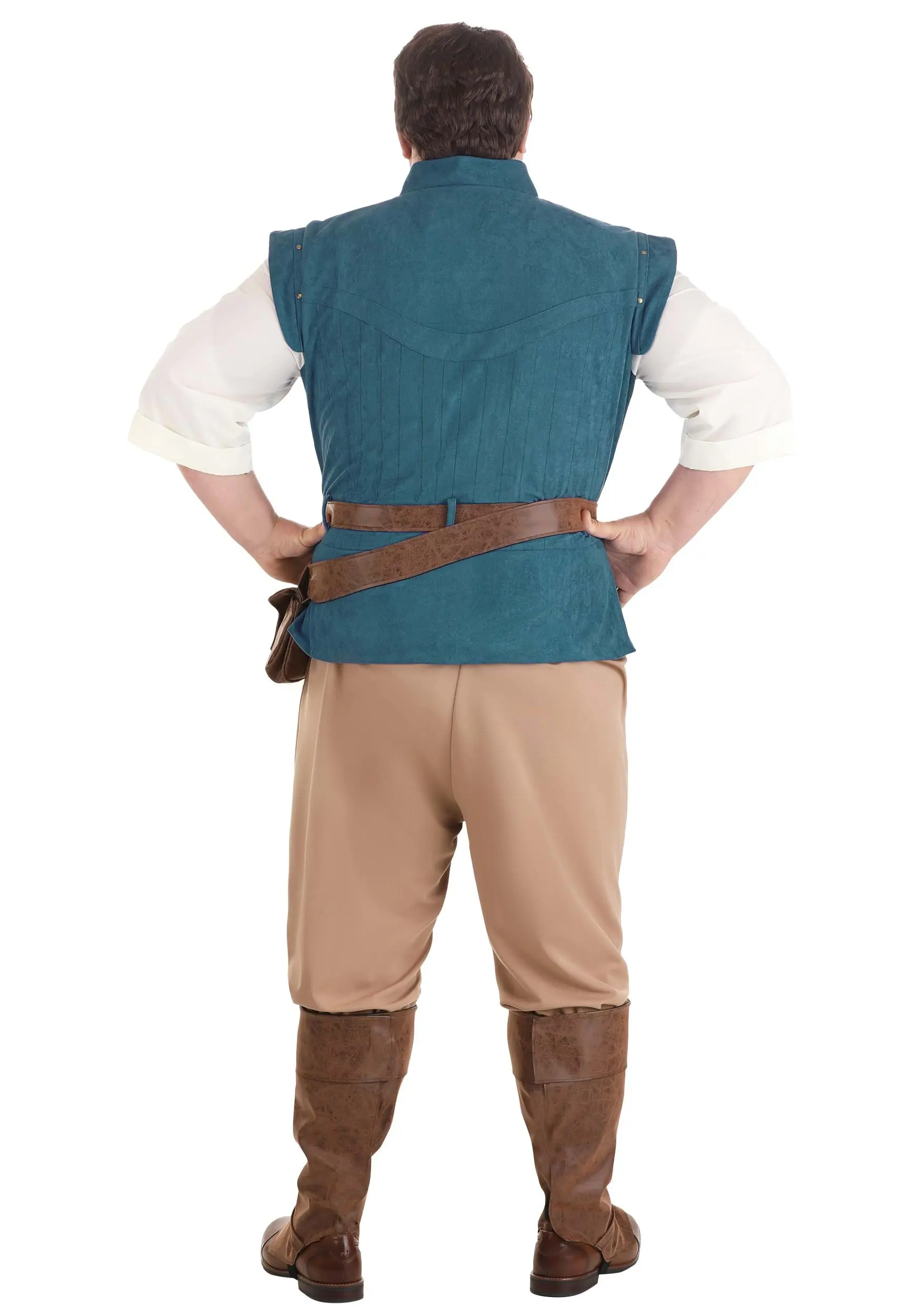 Fun Costumes Flynn Rider Costume For Plus Size Men From Disney's Tangled 7 Fun Costumes Flynn Rider Costume For Plus Size Men From Disney's Tangled - Image 5